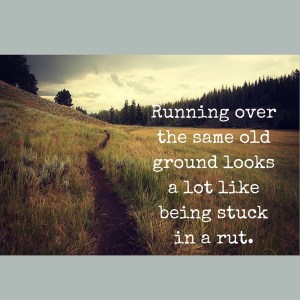 Running over the same old ground looks a lot like (1)