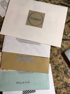 #sowkind letters